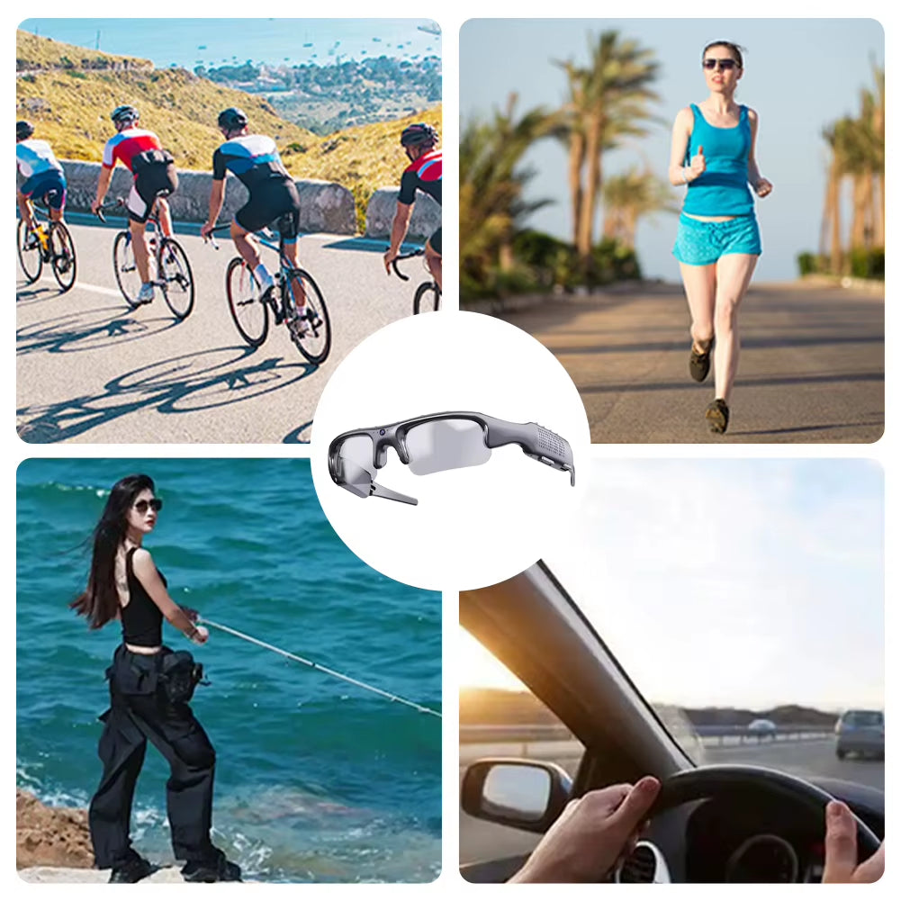 Camera Smart HD 1080P WIFI Sports Glasses with Camera and Audio Recording Glasse
