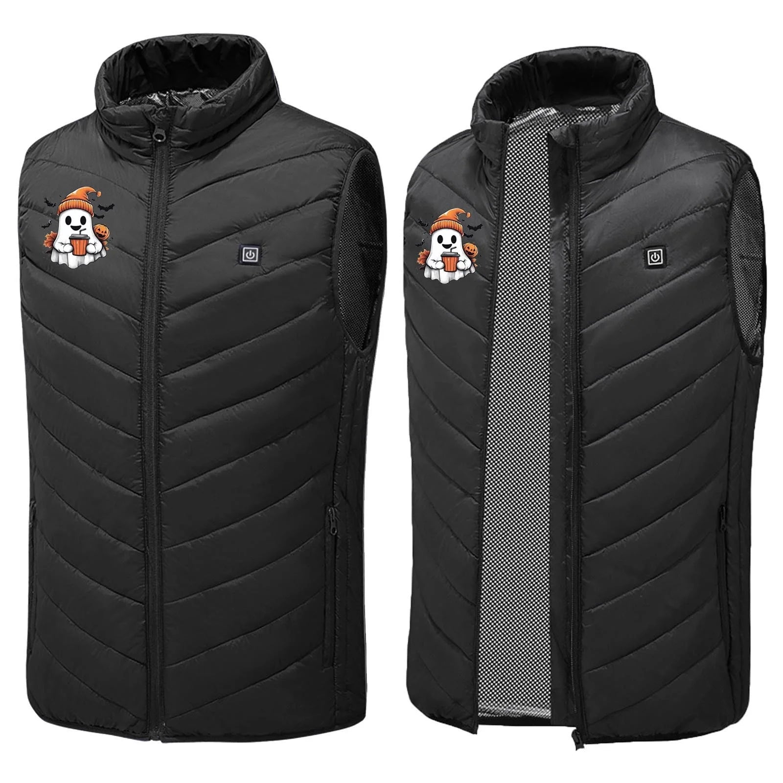 Heated Vest 18 Heating Zones plus Size Lightweight Unisex Heated Jacket 3 Temperature Control USB Electric Winter Coat with Pocket S-6XL on Clearance