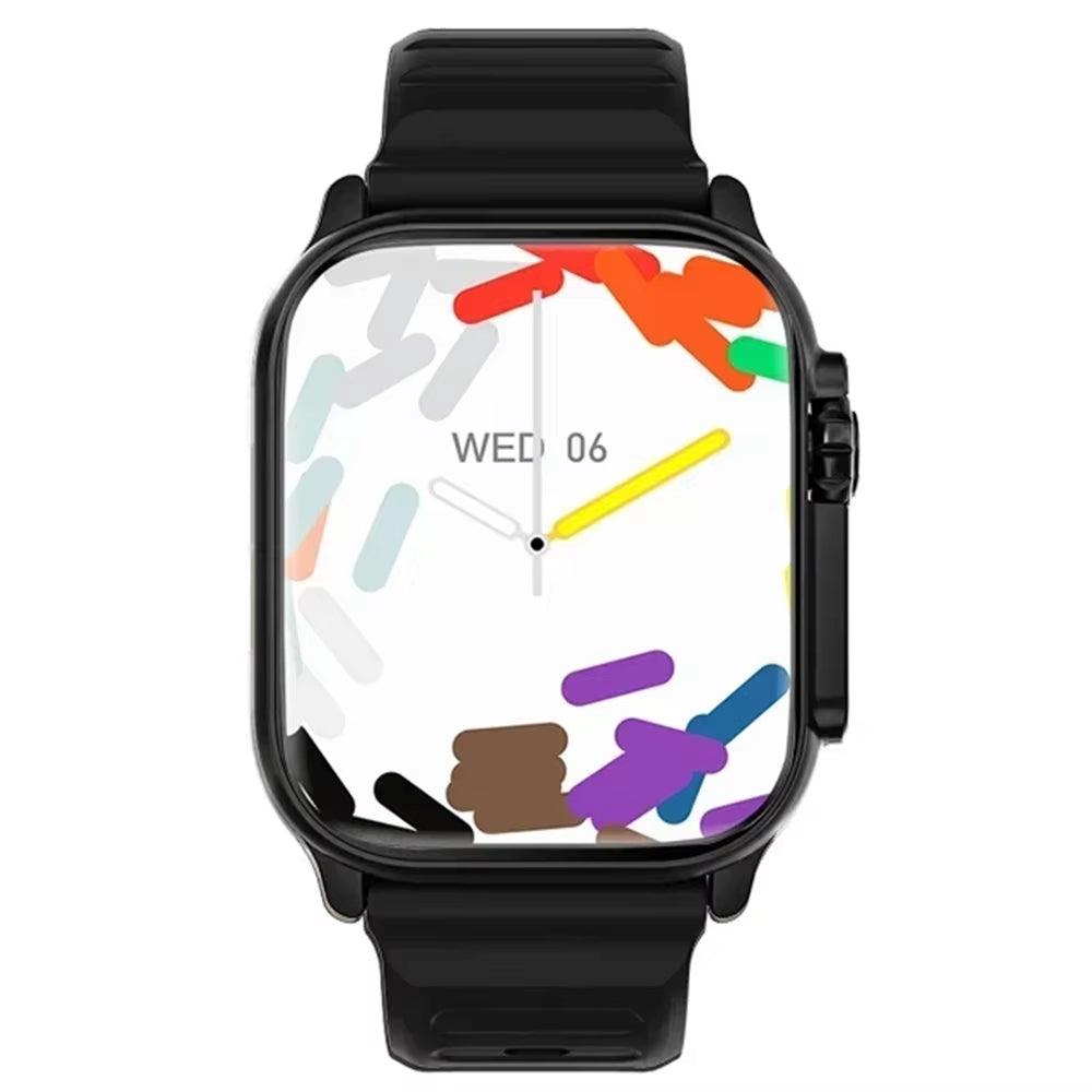 LAXASFIT T900 Ultra Smartwatch with Bluetooth Connectivity, Message Alerts, Heart Rate Monitoring, and Sports Features for Android and iOS Users