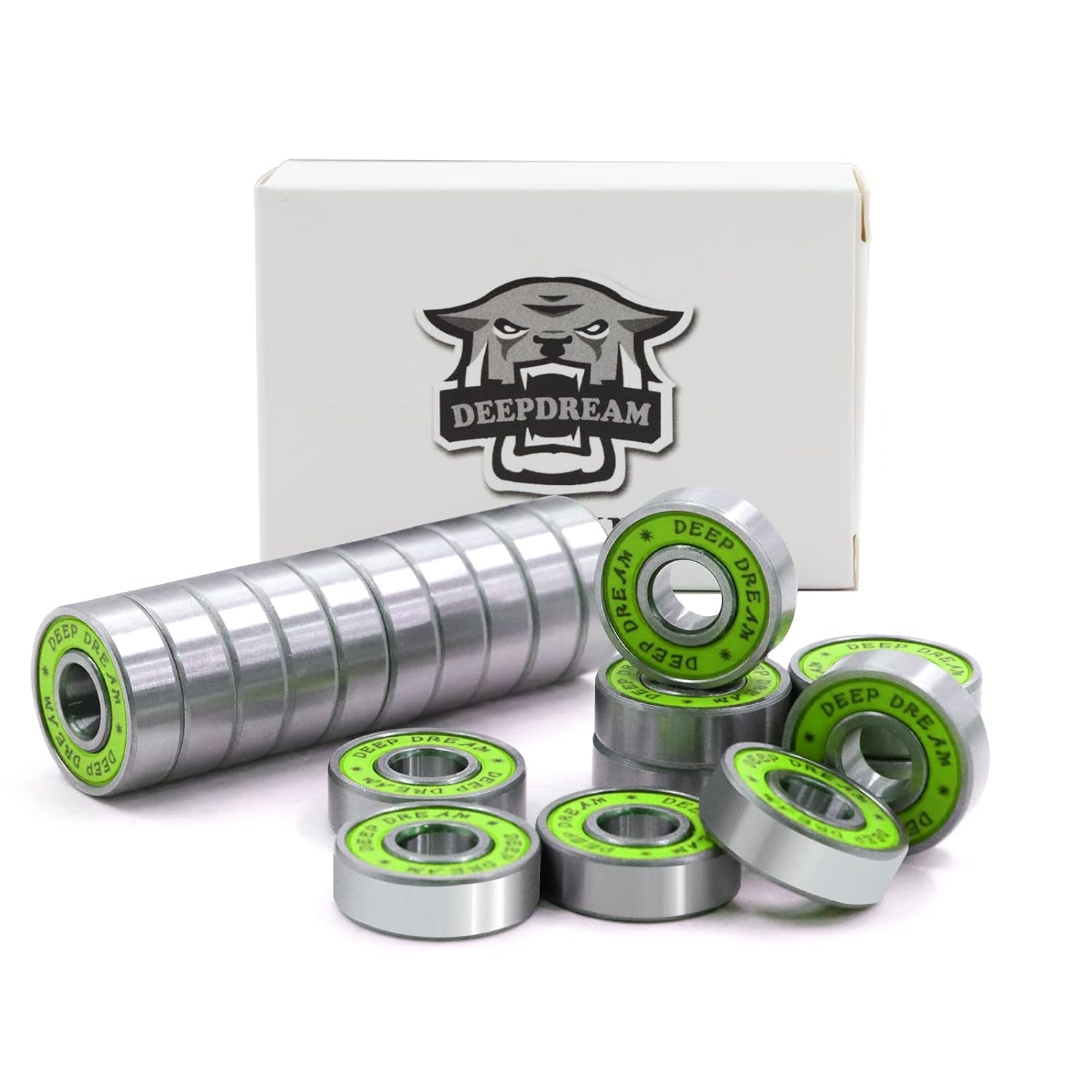 Premium 20Pcs 608Rs Bearings Skateboard Bearings Longboard Bearings (8X22X7Mm) for Skate Double Rubber Sealed Deep Groove