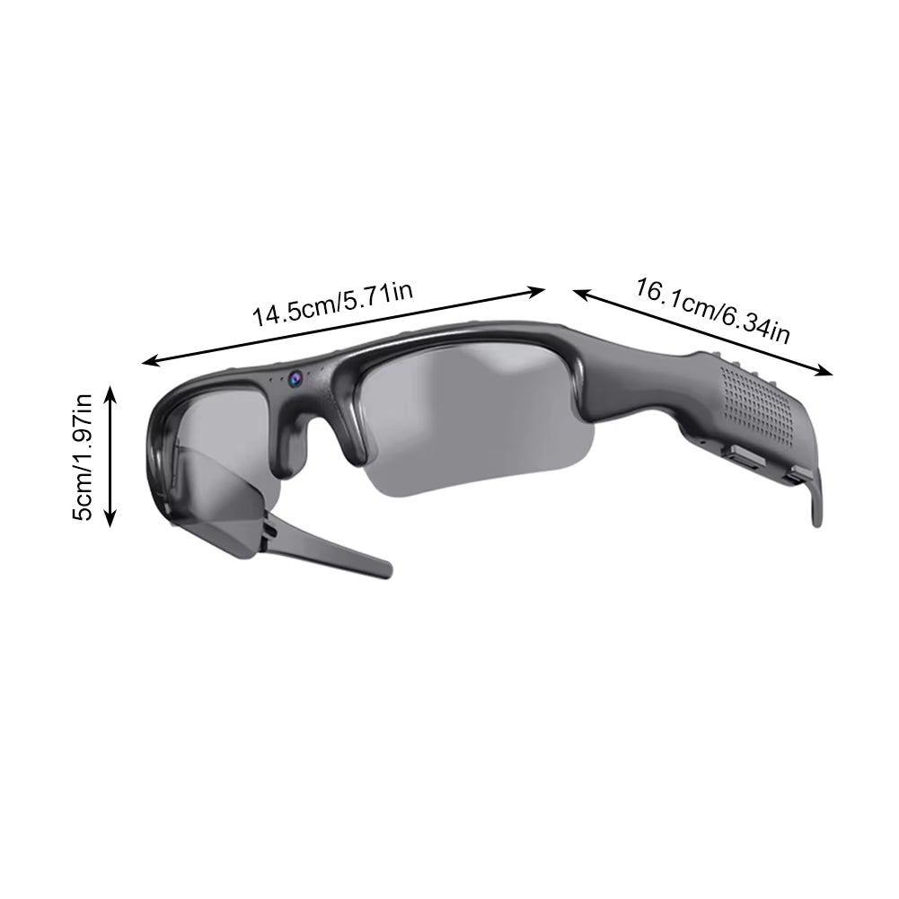 Camera Smart HD 1080P WIFI Sports Glasses with Camera and Audio Recording Glasse