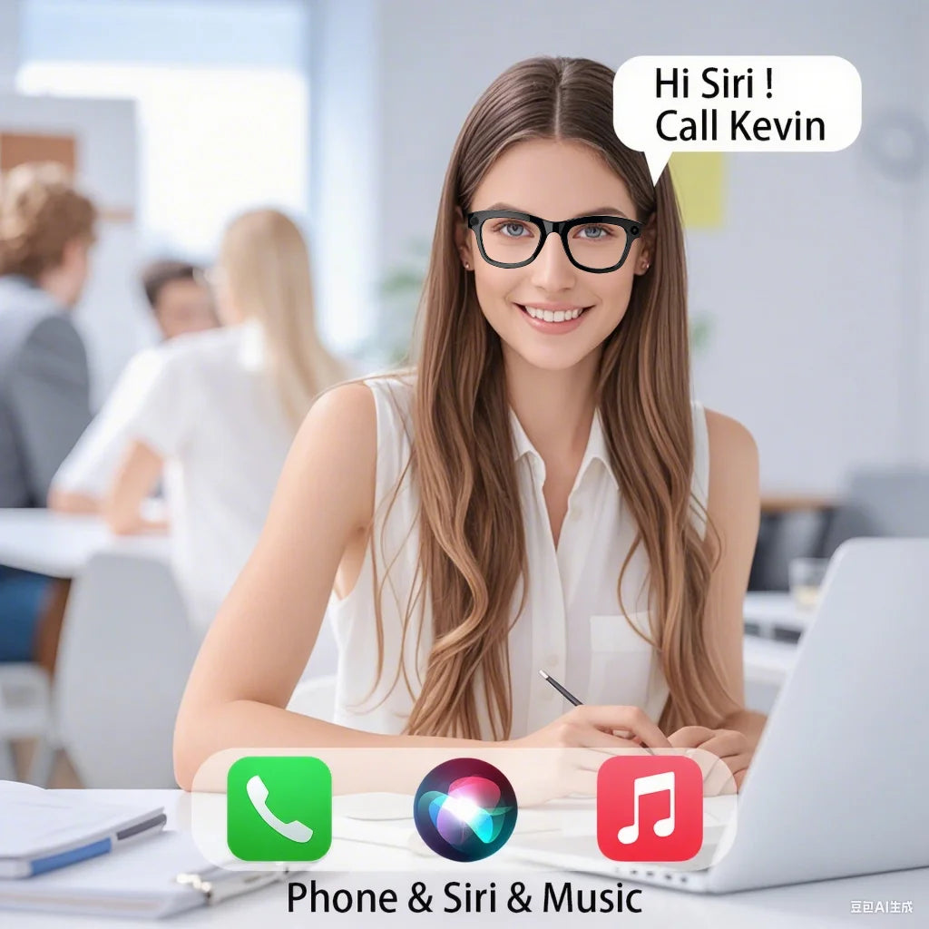 2025 New Smart Glasses 1080P HD Photography Video AI Intelligent Interactive Translation Smart Camera Glasses For Men Women