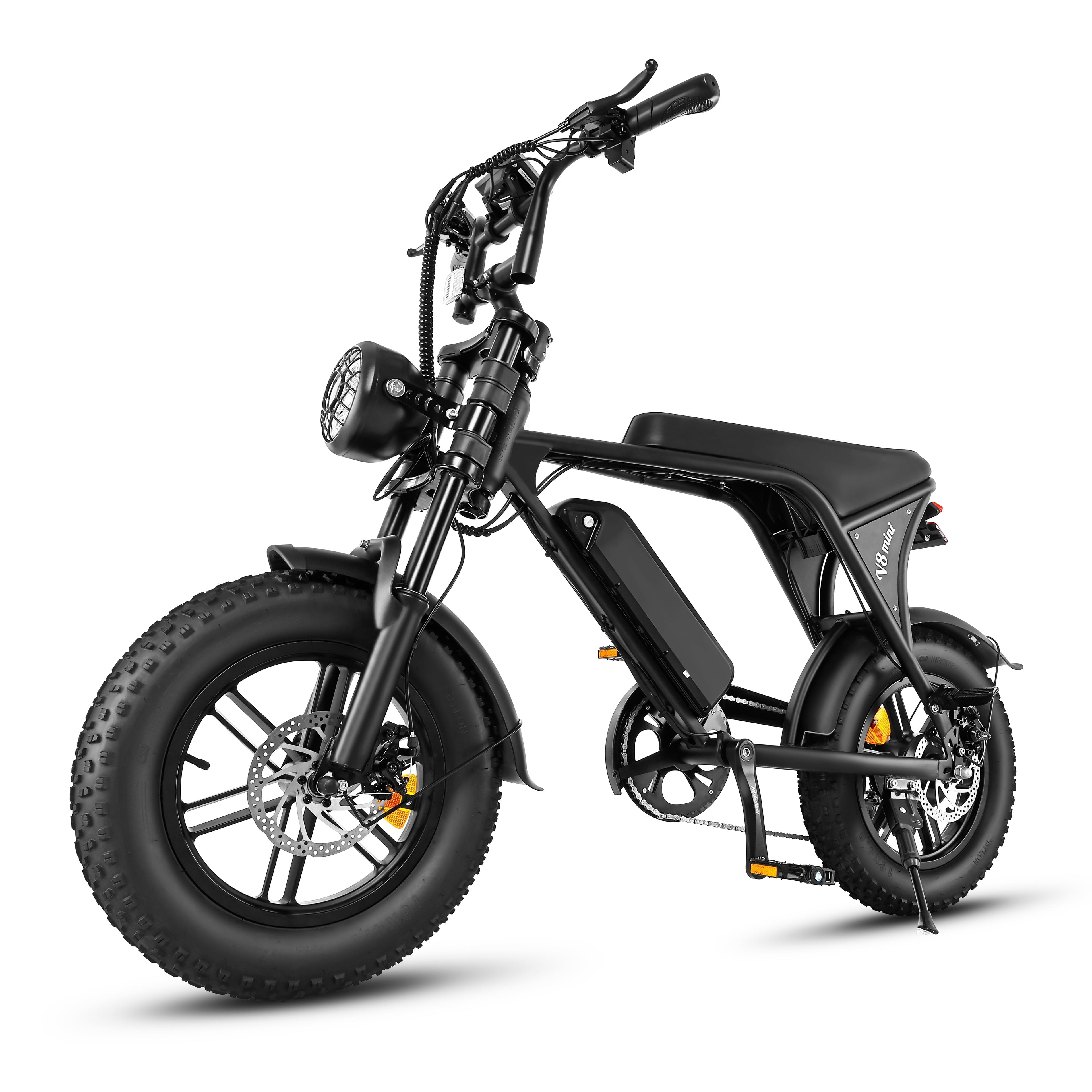 Electric Bike for Adults, 500W Electric Bicycles with 36V 10.4Ah Battery, 16" Fat Tire Ebike, 20MPH E-Bike, E Bike for Adults UL2849