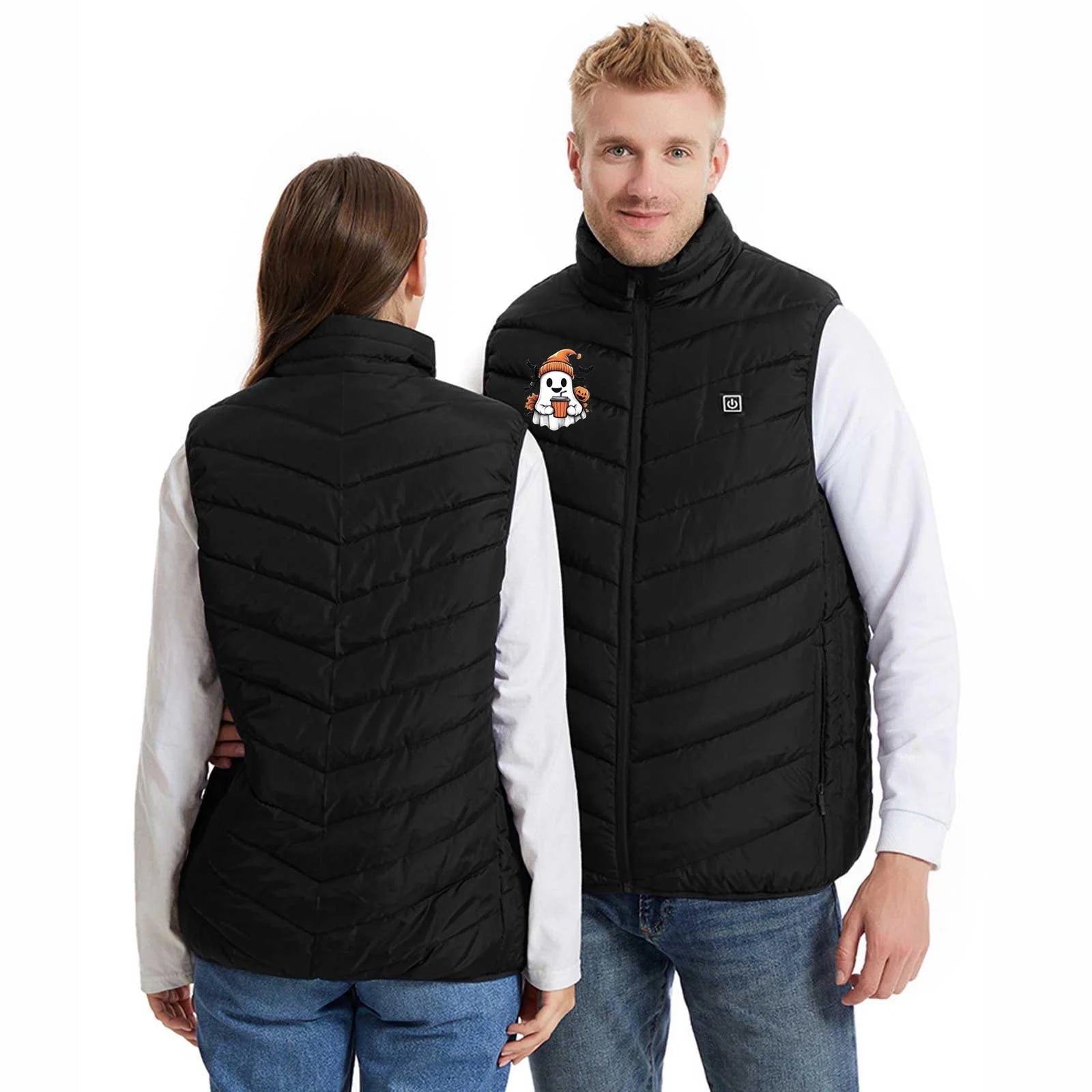 Heated Vest 18 Heating Zones plus Size Lightweight Unisex Heated Jacket 3 Temperature Control USB Electric Winter Coat with Pocket S-6XL on Clearance