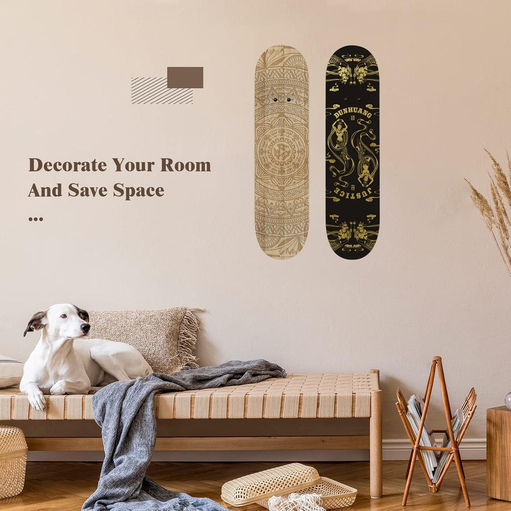 Alpinista Skateboard Wall Mount Skateboard Rack for Skateboard Deck Display and Storage