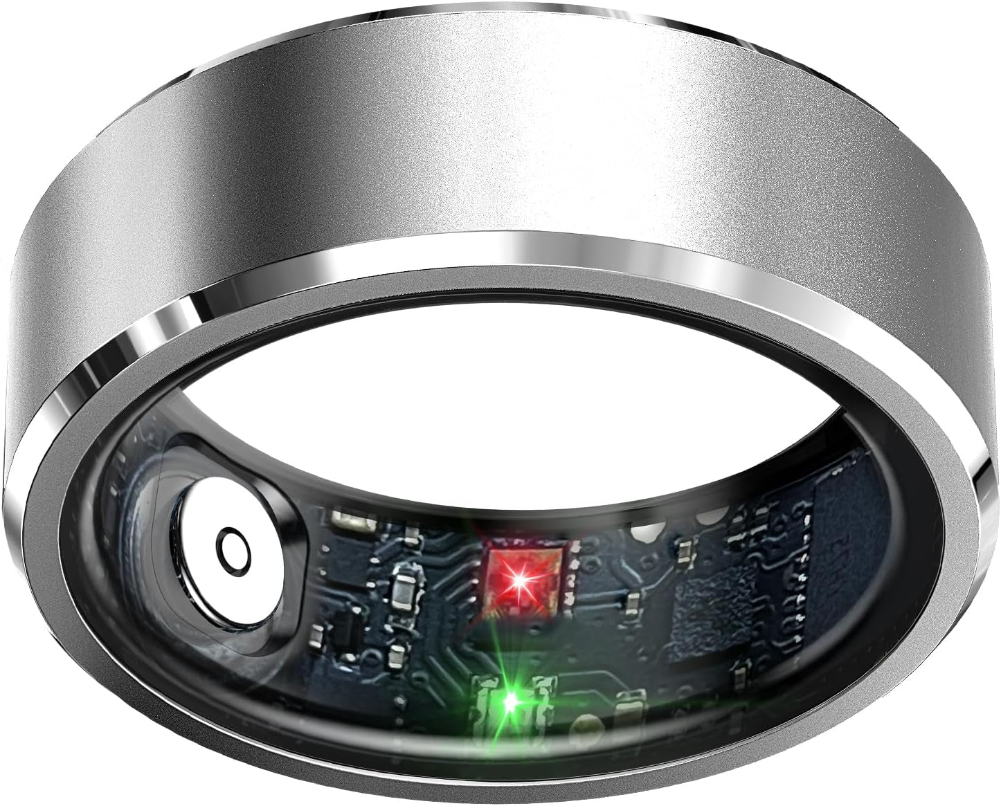 Smart Ring Health Tracker, Sleep Tracker Ring with Heart Rate, Waterproof Fitness Ring for Activity Monitoring/Steps/Distance/Calories,Air Gestures,Up to 7-Day Battery,For Ios Android (Light Gold,#12)