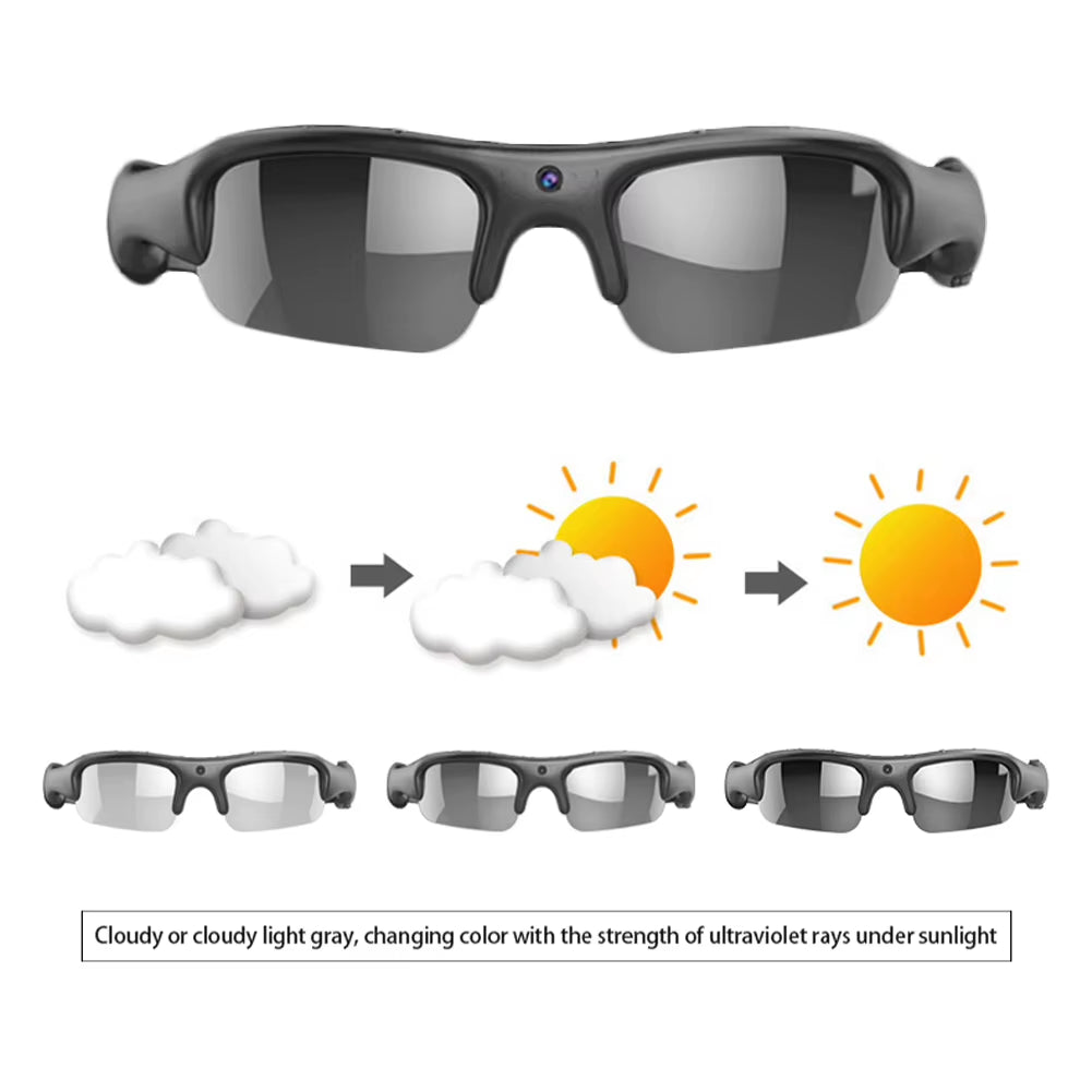 Camera Smart HD 1080P WIFI Sports Glasses with Camera and Audio Recording Glasse