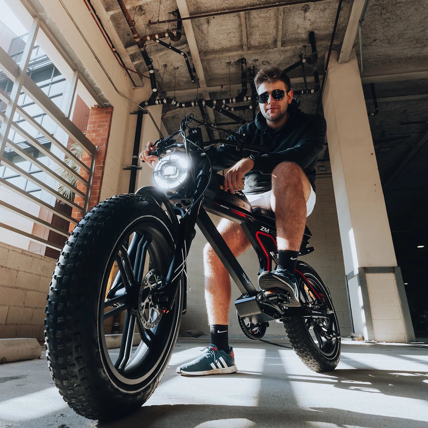 Electric Bike for Adults 52V 60AH Battery, 20X4 Fat Tire Ebikes, Full Suspension E Bike, 1500W Peak Motor Electric Bicycle 7-Speed Gear
