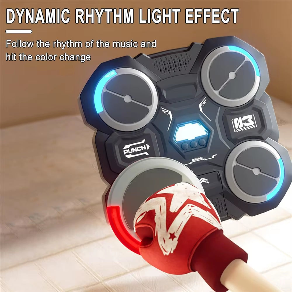 Bluetooth-Compatible Smart Music Boxing Machine for Children - Wall-Mounted Design